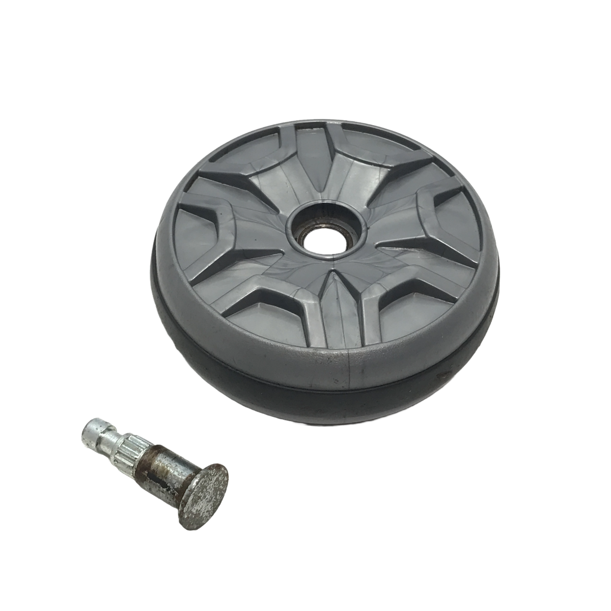 Shark NV581 NV581QPR NV585 NV586 LEFT or RIGHT WHEEL w PIN Genuine