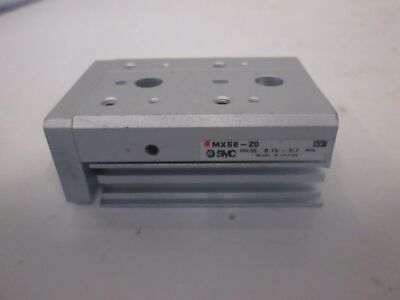 SMC MXS8-20 Pneumatic Linear Guided Air Cylinder, Used