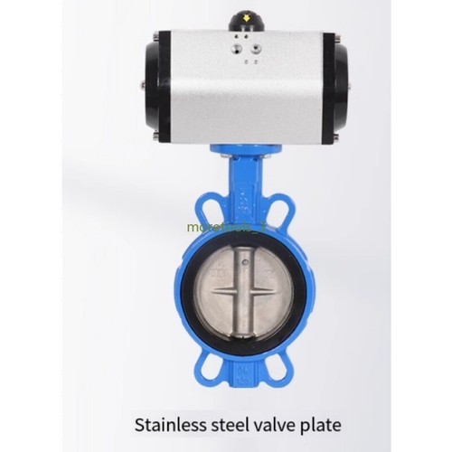6"DN150 Double Acting Pneumatic Butterfly Valve Wafer Type EPDM Sealing ---GT - Bild 4 von 10