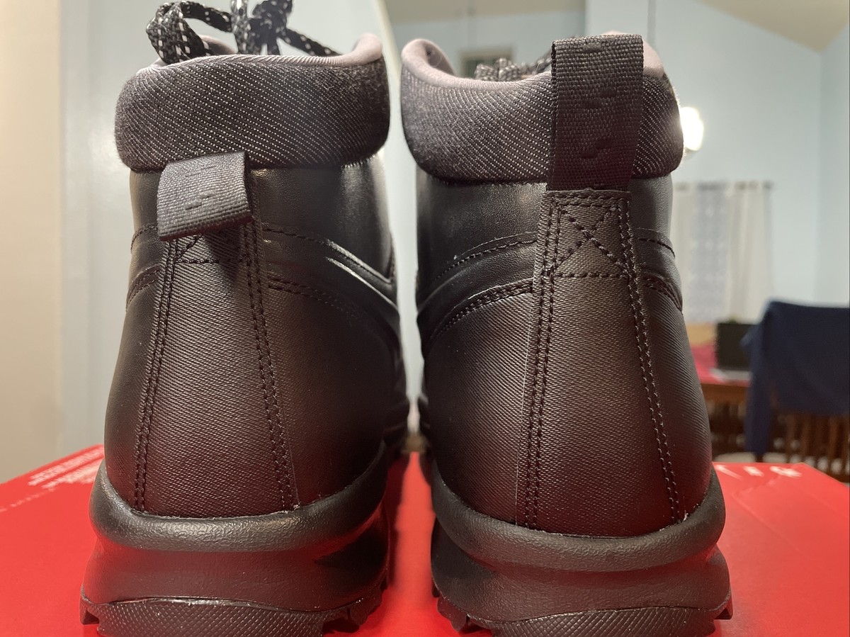 Nike Manoa Leather SE Boots Black Gunsmoke DC8892 001 Men's