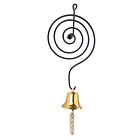 Brass Retail Store Shopkeepers' Door Entry Bell Spiral Metal Loop Antique Style