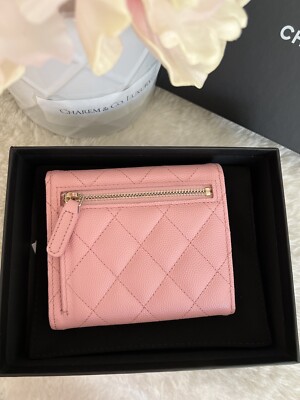 CHANEL 小物 NWT 22K Chanel Classic Zipped Card Holder Wallet Caviar