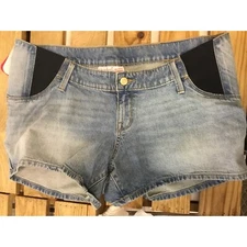 Isabel Maternity  Midi Short Expandable side panels size 10 NWT