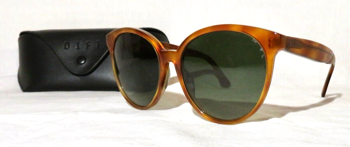 Diff Eyeware Polarized Cosmo Tortoise Sunglasses HM-TF40P DIFF Sport Hangtime Square Sunglasses for Men and Women  main image 4