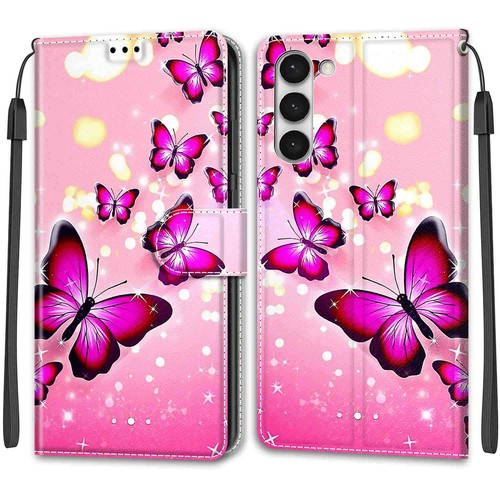Flower Cat Rose Card Wallet Phone Case For Samsung A41 A42 A51 A52 A53 A54 A73 - 第 18/49 張圖片