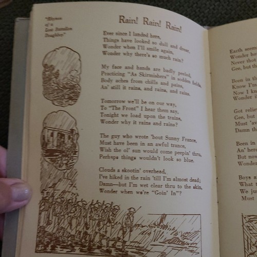 RHYMES of A LOST BATTALION DOUGHBOY "BUCK PRIVATE" MCCOLLUM 1921 ILLUSTRATED - Picture 7 of 9