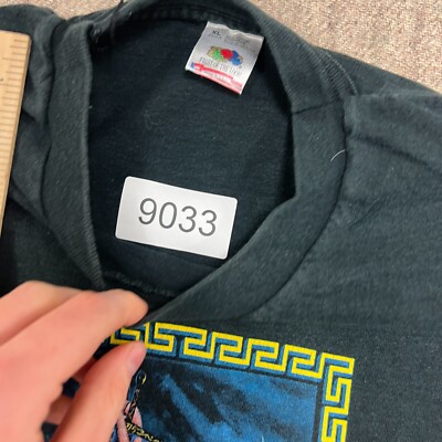 Mtg tシャツ　the order of the Ebon hand Vintage Magic The Gathering Shirt Mens XL Black 90s Order Of