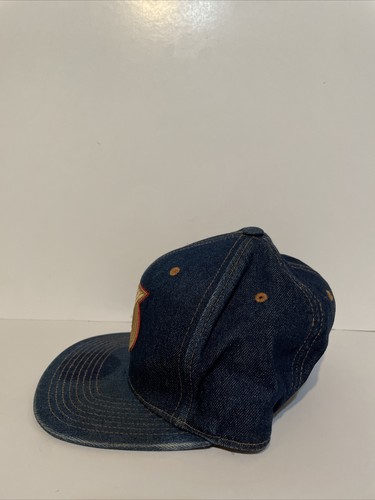 2015 Mitchell & Ness Portland Trail Blazers Denim Style Fitted Hat Size 7 - Picture 4 of 11