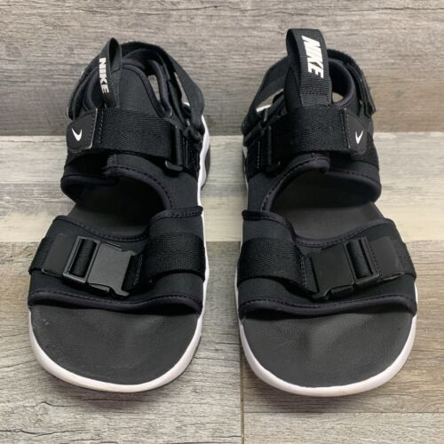 Nike Sandalo Uomo Nero Canyon Estivo Spiaggia Fiume Neoprene CW9704-002 Taglia 9 - Foto 2 di 8