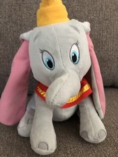 Disney Kohl's Cares Dumbo the Elephant 12" Sitting Plush EUC