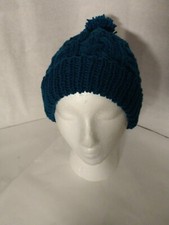 New Children's Unisex Handmade Winter Hat - Cyan