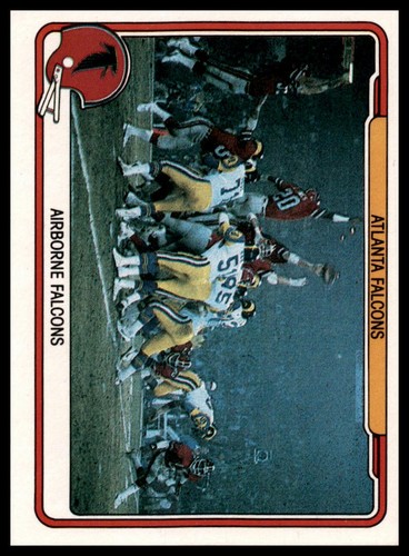 Atlanta Falcons [Airborne Falcons] #2 1982 Fleer Team Action card