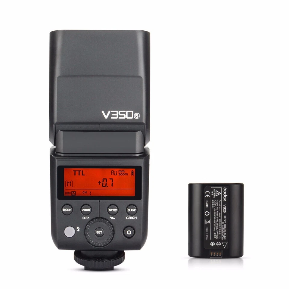 Godox V350S 2.4G TTL HSS Speedlite Flash for Sony with Li-ion Battery - Image 2 of 4