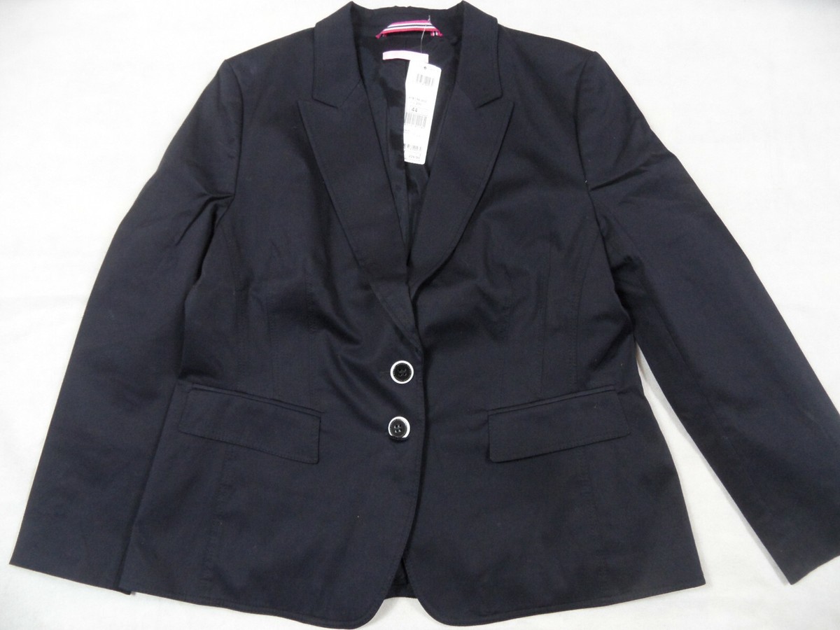 Blazer Chic Basler Rose Zèbre Bleu Foncé - Taille 44 Femme - Neuf Avec étiquettes