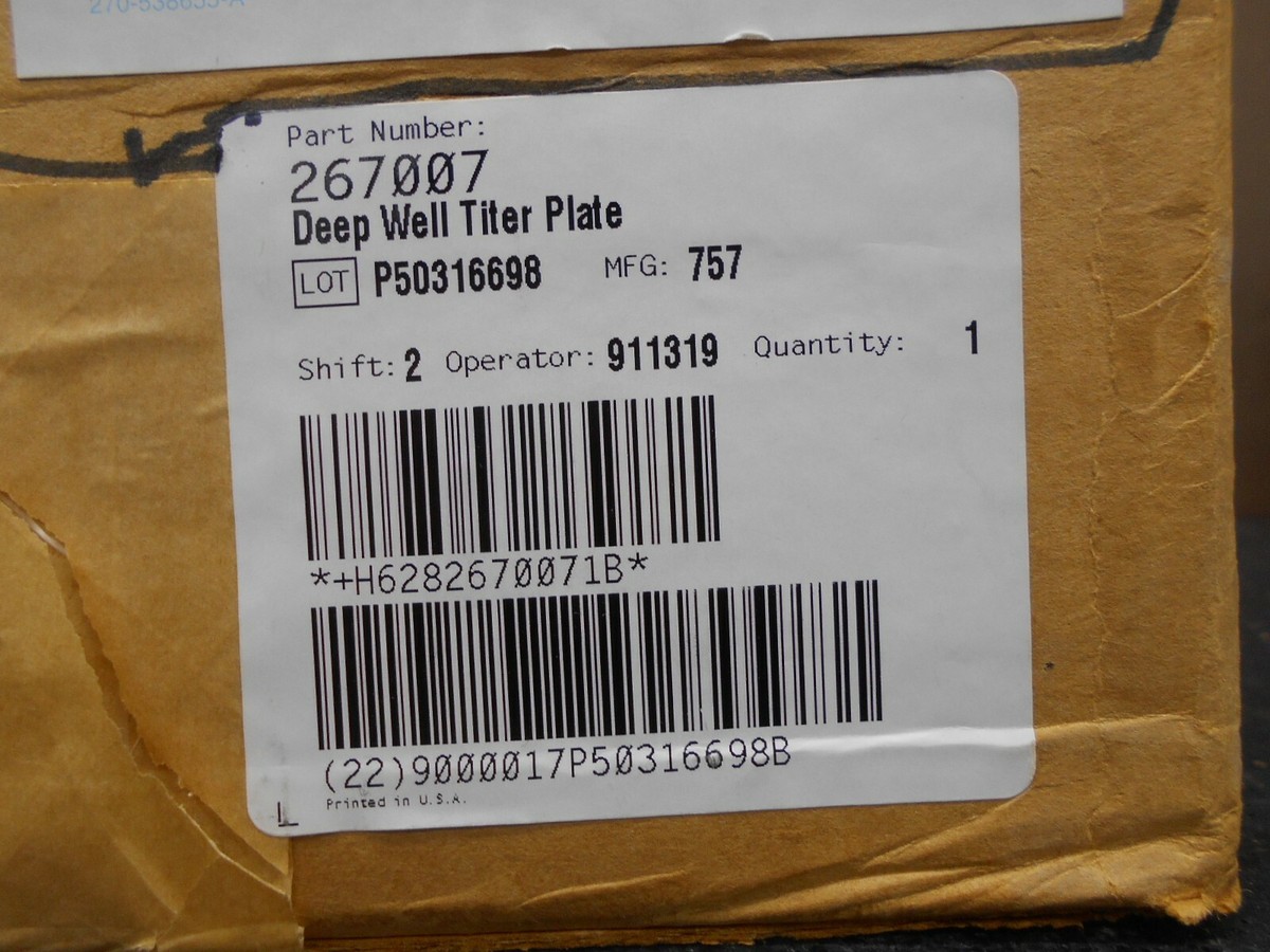 BECKMAN COULTER 267007 DEEP WELL STERILE TITER PLATES BOX OF 14 | eBay