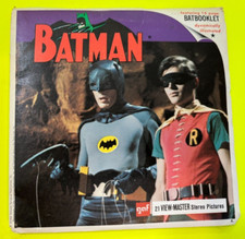 1966 BATMAN ViewMaster Packet B 492 with 3 reels and booklet