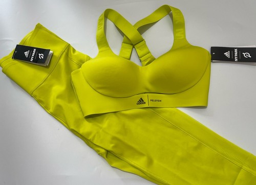 ADIDAS X IVY PARK BEYONCE PELOTON POWER TIGHT BRA 2 PIECE SET UK10 NEW WITH TAGS - Picture 2 of 17
