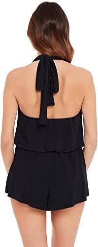Magicsuit BLACK Solids Marisa Romper One-Piece Swimsuit, US 8 - Picture 2 of 2