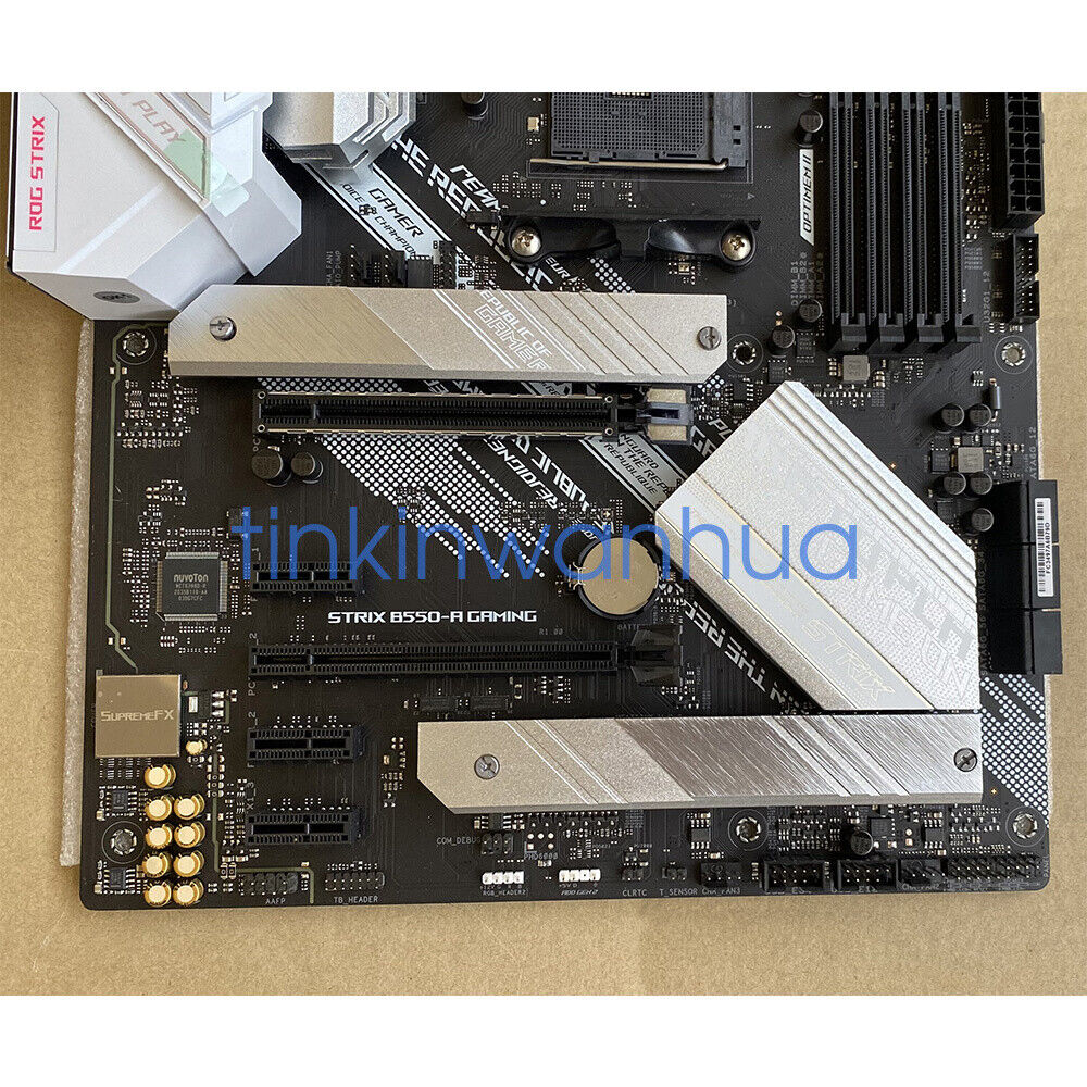 For ASUS ROG STRIX B550-A GAMING Socket AM4 DDR4 2×M.2 6×SATA III  Motherboard