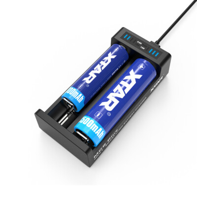 Xtar MC2 PLUS Li-Ion 2 Schacht Ladegerät mit USB Anschluss