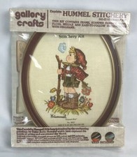 Hummel Stitchery Kit "Peasant Boy" 1975 By Gallery Crafts 9"x12"  8037 Vintage