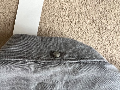 Camisa Timberland Para Hombre Gris Manga Larga Calce Ajustado Reino Unido M - Imagen 9 de 9
