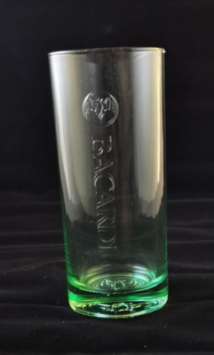 6 Bacardi Rum Longdrinkgläser, Cocktailgläser, grün, Bar, 6 Stück, Neu