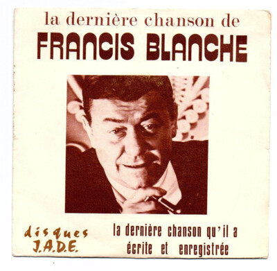 Sp 45 Umdrehungen Bof Ein Wal mit Zahnschmerzen für Francis Blanche