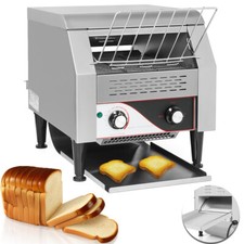 Commercial Conveyor Toaster Oven for Buffet Bread Stainless Steel 350pcs/h