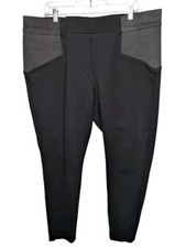 Torrid Ponte Knit Leggings Pants 3R Side Elastic Panels