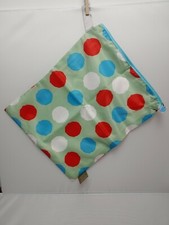 Jaq Jaq Bird Waterproof Zip Wet Dry Bag Baby Infant Cloth Diaper Reusable 13x16"
