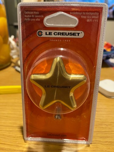Le Creuset star knob gold 57mm limited edition parts!