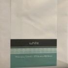 Zenna Home White 70"W x 72"H Lightweight PEVA Shower Curtain Liner — photo 3