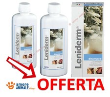 ICF LENIDERM Shampoo 250 Ml - Shampo per CANE e GATTO Lenitivo Cute Irritata