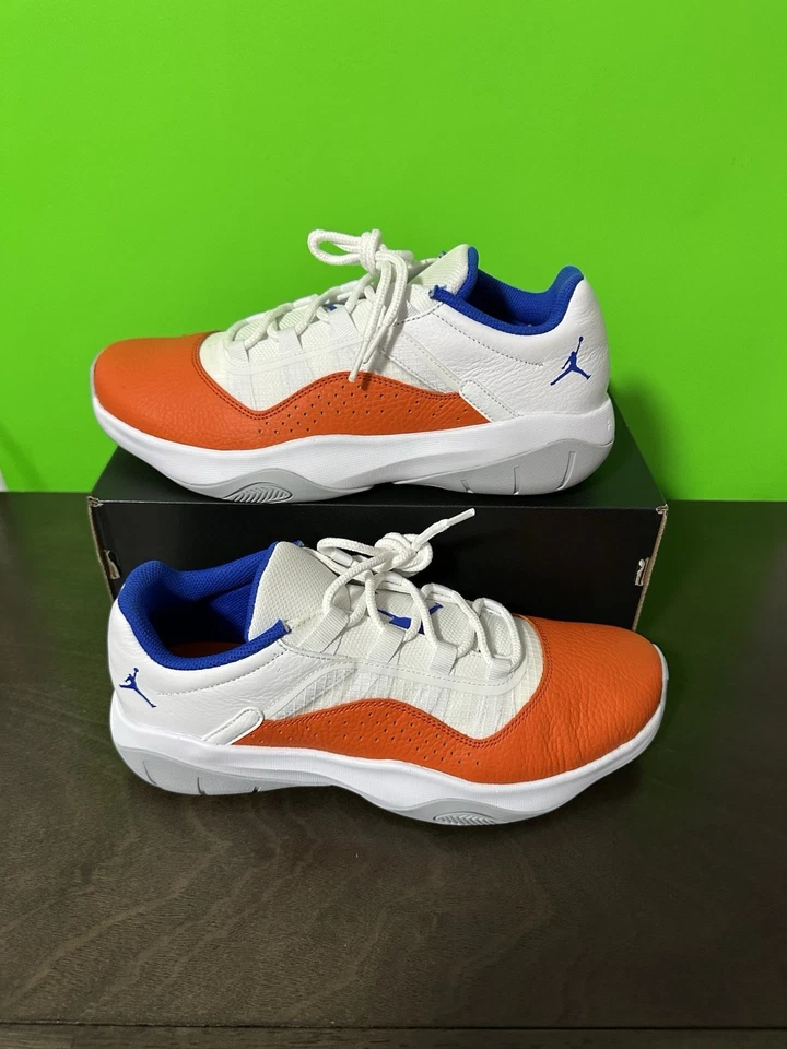 Nike Air Jordan 11 CMFT Zapatillas bajas "Knicks" Blanco Naranja Azul CW0784-108 para hombre Foto 3 de 4