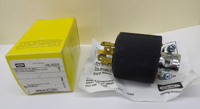 HUBBELL HBL45215 HBL PLUG VARILOAD TWIST-LOCK 4 POLE 5 WIRE GROUNDING
