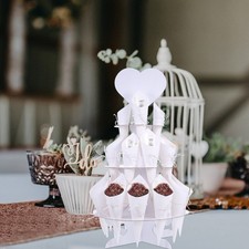 Confetti Holders Flower Petals Wedding Paper Cone Cones for Crafts