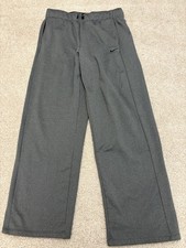Women's Nike Gray Athletic Workout Sweatpants Drawstrings Size Medium