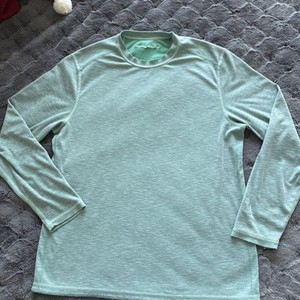 Tommy Bahama Pullover Large Green Distressed Men’s Lightweight Pima Cotton