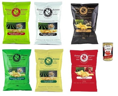 FOX Natural Quality Vintage Potatoes Mega Pack Kartoffel chips 6x120g+Polpa 400g