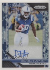 2018 Panini Prizm Rookie Auto Camo Prizm 6/25 Daurice Fountain #RA-DF Auto 0l9t