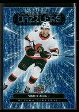 2023-24 Upper Deck Series 21 - Dazzlers Viktor Lodin #DZ-91 Blue RC