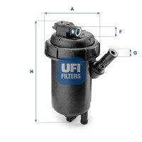 UFI Kraftstofffilter 55.120.00 FüR Opel Saab
