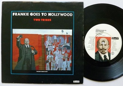 Frankie Goes To Hollywood Two Tribes 7'' ZTT ZTAS3 EX/VG 1984 picture sleeve
