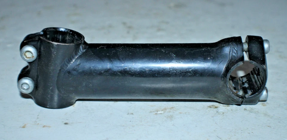 Vintage MTB Bike Stem 135mm Black 11/8" Threadless 12º Rise 25.4mm USA Shipper:) - Image 2 of 4