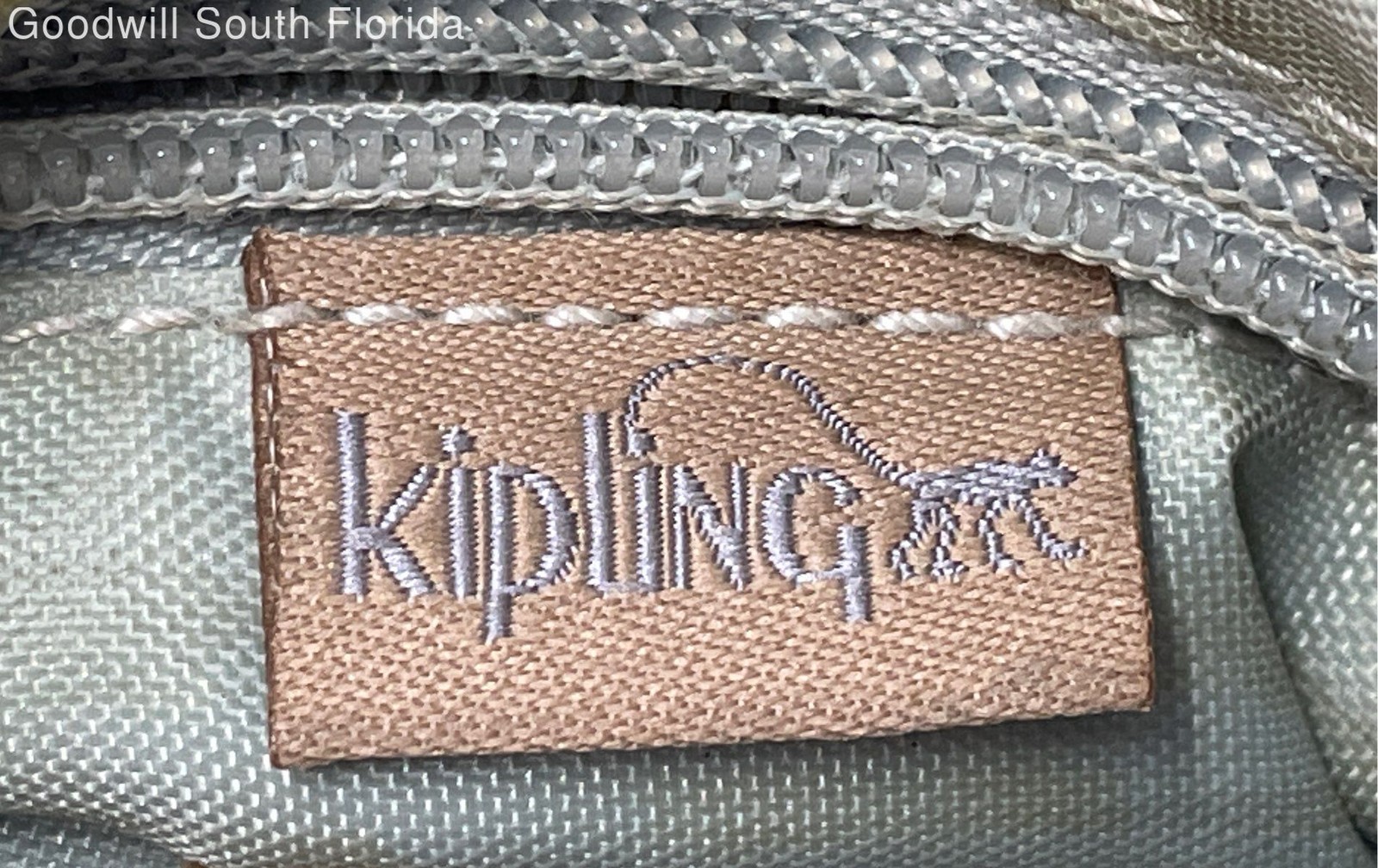 Kipling Womens Brown Adjustable Strap Triple Zip … - image 6