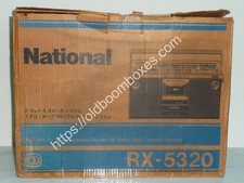 NATIONAL RX-5320 Stereo Radio Cassette Recorder