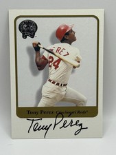 Tony Perez 2001 Fleer Greats of the Game Autograph Auto Signature Reds HOF Star