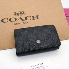 New COACH Key Case Key Ring Men's