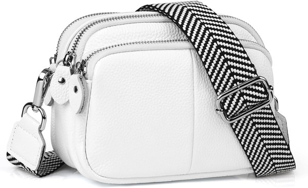 Befen Crossbody Bag Damen Echtes Leder UmhäNgetasche Klein Damen Handytasche Zum-image